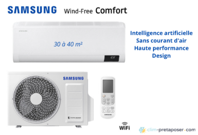 Climatiseur SAMSUNG réversible mono-split AR018TXFCAWKNEU-AR18TXFCAWKXEU CONFORT