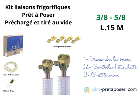 Kit liaisons prcharg 3/8 - 5/8