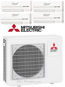 climatiseur 4 unités intérieures MXZ-4F72VF et 3xMSZ-AP15VG-1XAP42VGK-RFLARE3812