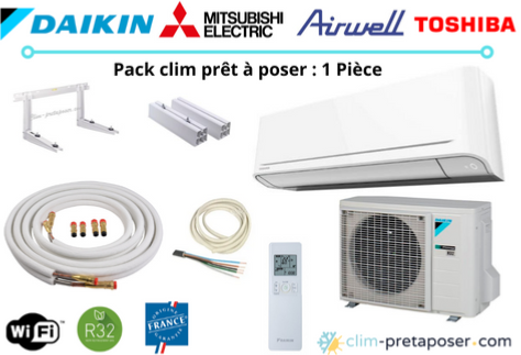 Pack complet clim prt  poser 