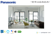 Climatiseur réversible bi split Etherea CU-2Z35TBE-2XCS-XZ20XKEW Gris argenté PANASONIC