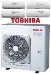 climatiseur PAP quadri-splilt pour 4 pices de 10  30mpar pice bien isoles
