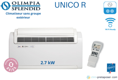 Climatiseur sans groupe extérieur UNICO R OLIMPIA SPENDID -12-HP -01496 - 2.7kW