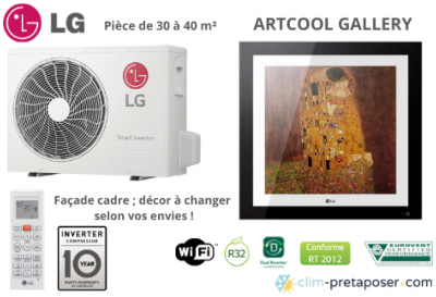 Climatisation LG Gamme Artcool Gallery A12FT.NSF-A12FT.UL2