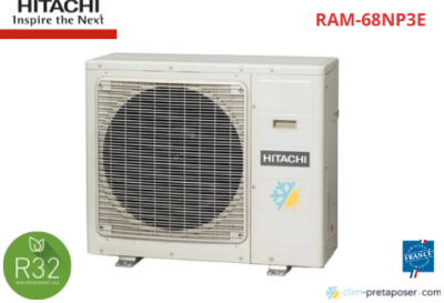 Unité extérieure BI SPLIT RAM-68NP3E HITACHI MULTI-SPLITS