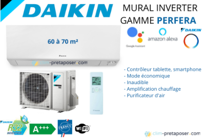 Climatiseur DAIKIN FTXM60A-RXM60A-PERFERA