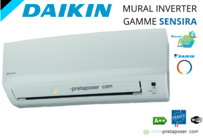 DAIKIN SENSIRA FTXF35E - 3,5 kW - Mono-Split mural - Réversible